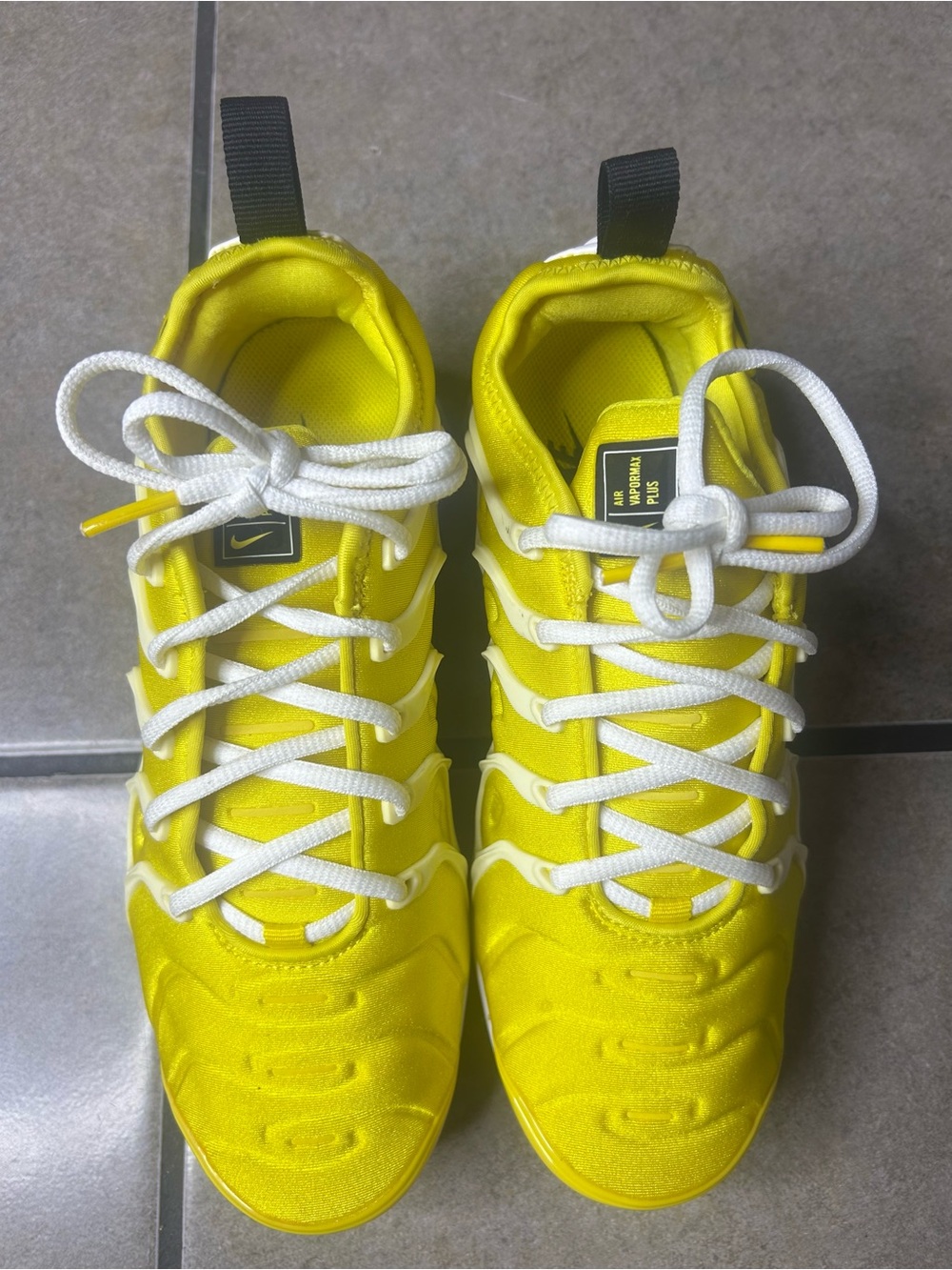 Nike' Yellow Athletic Sneakers with White Laces